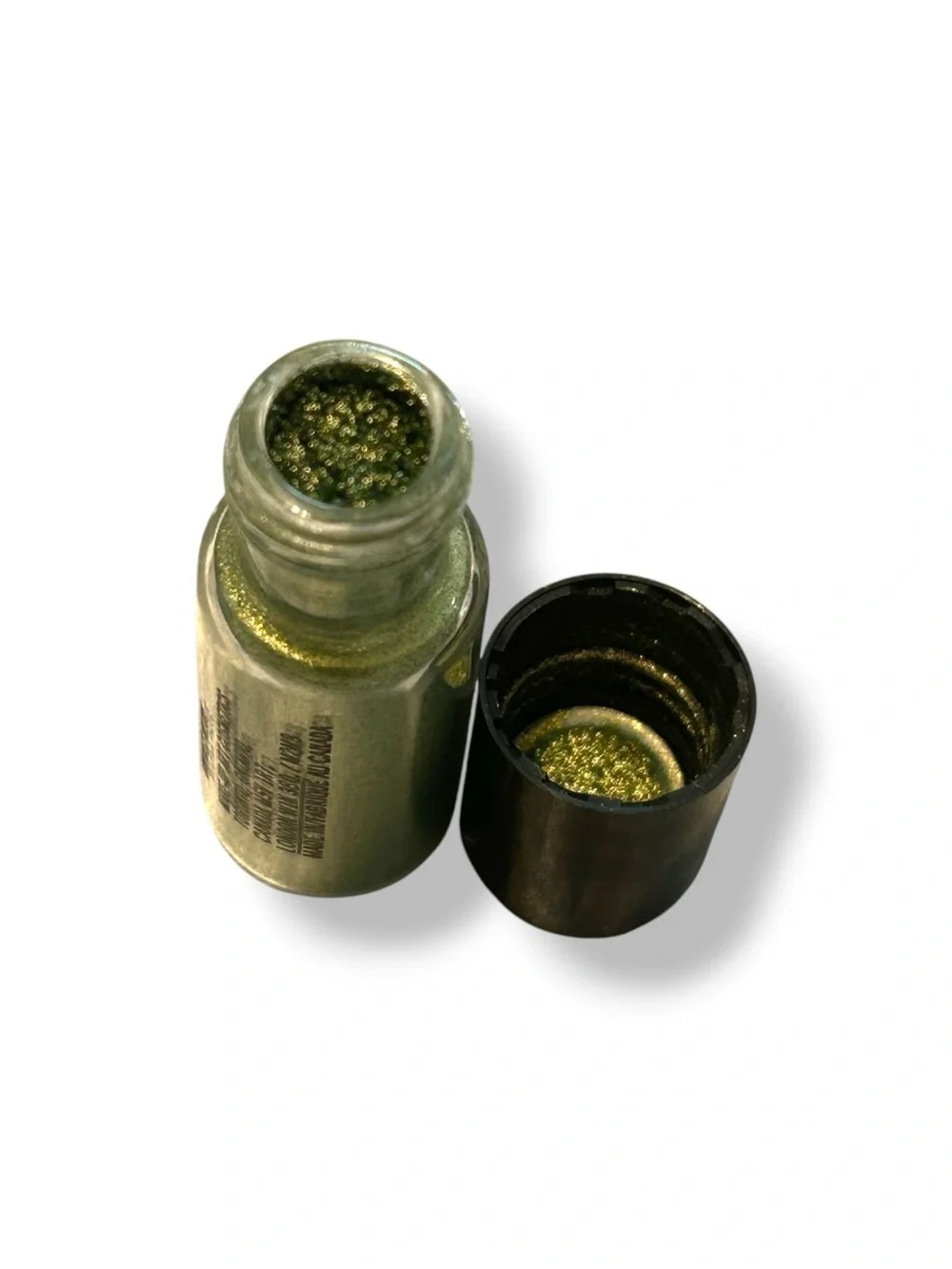 MAC cosmetics GOLDEN OLIVE pigment travel size MINI discontinued shimmer loose